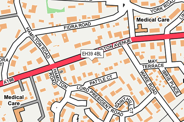 EH39 4BL map - OS OpenMap – Local (Ordnance Survey) EH39 4BL map - OS OpenMap – Local (Ordnance Survey)