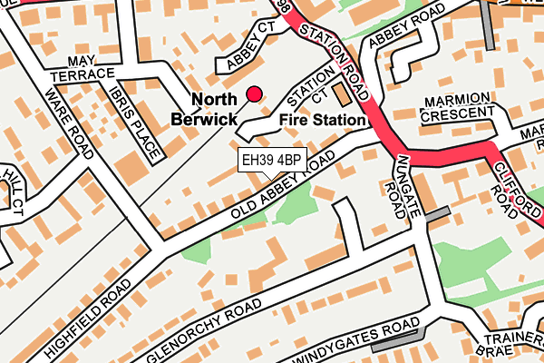 EH39 4BP map - OS OpenMap – Local (Ordnance Survey)
