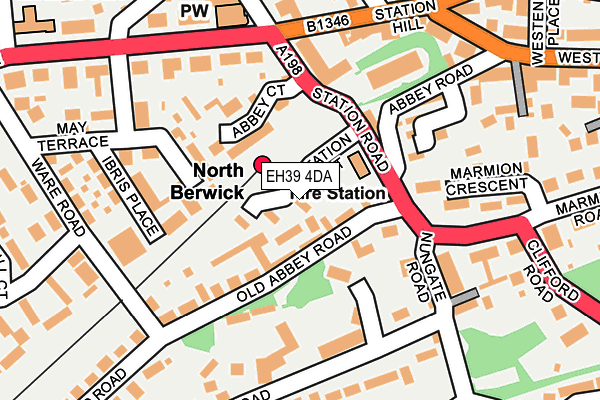 EH39 4DA map - OS OpenMap – Local (Ordnance Survey) EH39 4DA map - OS OpenMap – Local (Ordnance Survey)