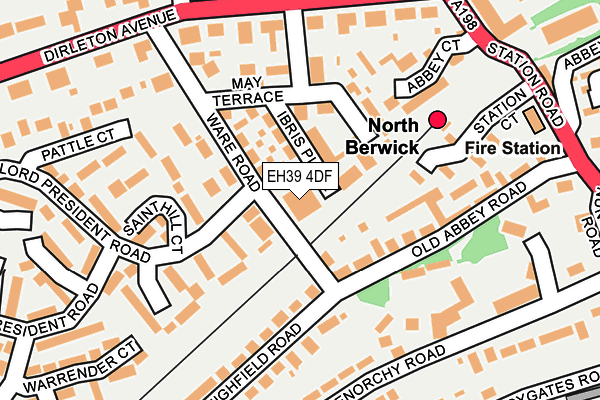 EH39 4DF map - OS OpenMap – Local (Ordnance Survey) EH39 4DF map - OS OpenMap – Local (Ordnance Survey)