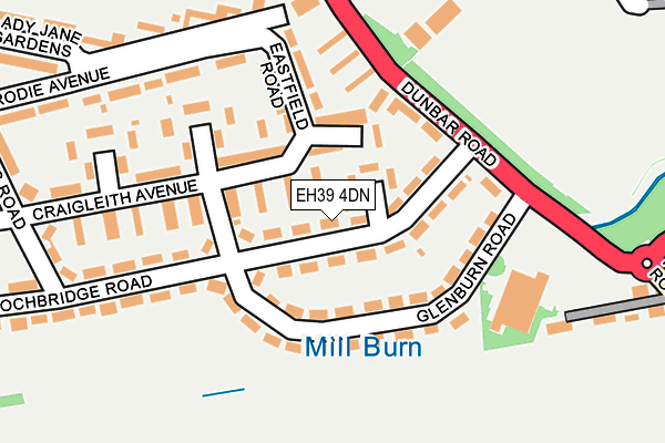 EH39 4DN map - OS OpenMap – Local (Ordnance Survey) EH39 4DN map - OS OpenMap – Local (Ordnance Survey)