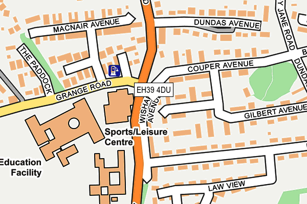 EH39 4DU map - OS OpenMap – Local (Ordnance Survey) EH39 4DU map - OS OpenMap – Local (Ordnance Survey)