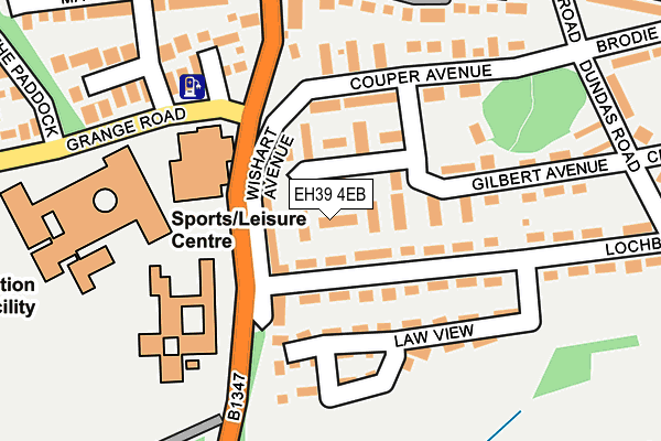 EH39 4EB map - OS OpenMap – Local (Ordnance Survey) EH39 4EB map - OS OpenMap – Local (Ordnance Survey)