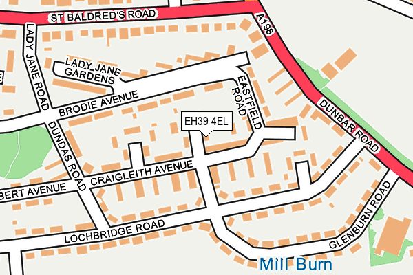 EH39 4EL map - OS OpenMap – Local (Ordnance Survey) EH39 4EL map - OS OpenMap – Local (Ordnance Survey)