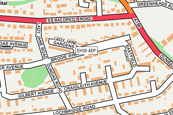 EH39 4EP map - OS OpenMap – Local (Ordnance Survey) EH39 4EP map - OS OpenMap – Local (Ordnance Survey)