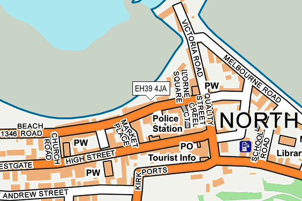 EH39 4JA map - OS OpenMap – Local (Ordnance Survey) EH39 4JA map - OS OpenMap – Local (Ordnance Survey)