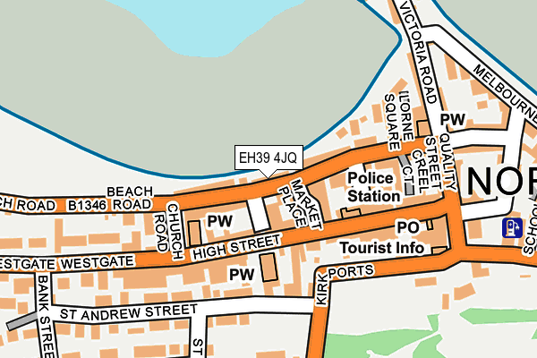 EH39 4JQ map - OS OpenMap – Local (Ordnance Survey) EH39 4JQ map - OS OpenMap – Local (Ordnance Survey)