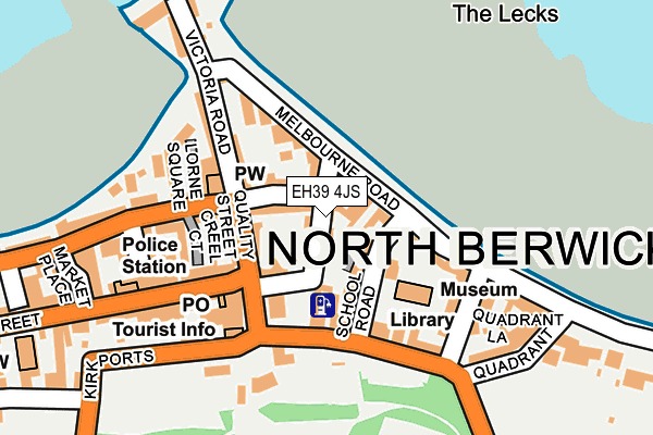 EH39 4JS map - OS OpenMap – Local (Ordnance Survey) EH39 4JS map - OS OpenMap – Local (Ordnance Survey)