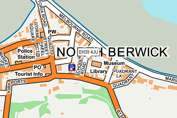 EH39 4JU map - OS OpenMap – Local (Ordnance Survey) EH39 4JU map - OS OpenMap – Local (Ordnance Survey)