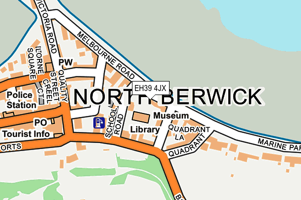 EH39 4JX map - OS OpenMap – Local (Ordnance Survey) EH39 4JX map - OS OpenMap – Local (Ordnance Survey)