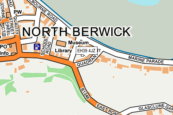 EH39 4JZ map - OS OpenMap – Local (Ordnance Survey) EH39 4JZ map - OS OpenMap – Local (Ordnance Survey)