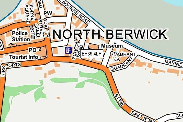 EH39 4LF map - OS OpenMap – Local (Ordnance Survey) EH39 4LF map - OS OpenMap – Local (Ordnance Survey)