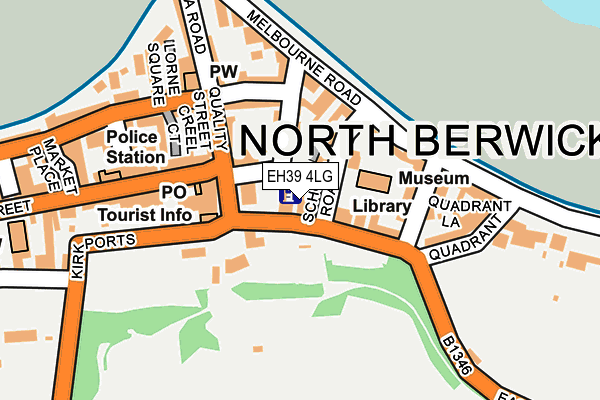 EH39 4LG map - OS OpenMap – Local (Ordnance Survey) EH39 4LG map - OS OpenMap – Local (Ordnance Survey)