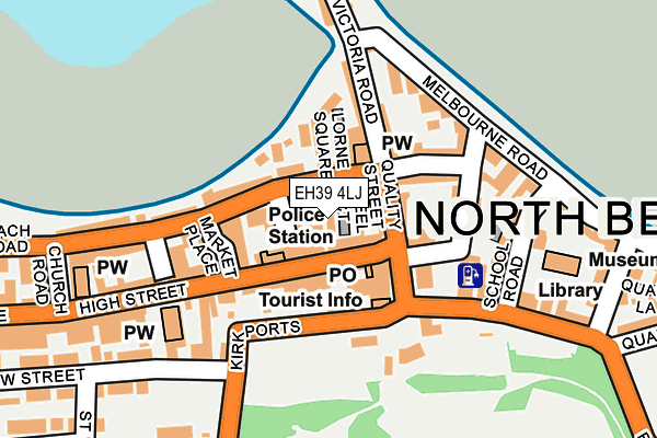 EH39 4LJ map - OS OpenMap – Local (Ordnance Survey) EH39 4LJ map - OS OpenMap – Local (Ordnance Survey)