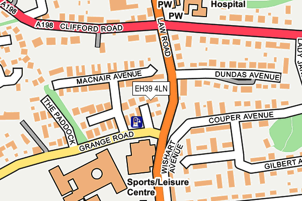 EH39 4LN map - OS OpenMap – Local (Ordnance Survey) EH39 4LN map - OS OpenMap – Local (Ordnance Survey)