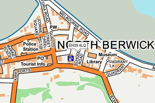 EH39 4LQ map - OS OpenMap – Local (Ordnance Survey) EH39 4LQ map - OS OpenMap – Local (Ordnance Survey)