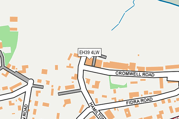 EH39 4LW map - OS OpenMap – Local (Ordnance Survey) EH39 4LW map - OS OpenMap – Local (Ordnance Survey)