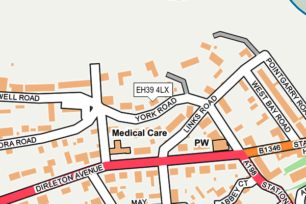 EH39 4LX map - OS OpenMap – Local (Ordnance Survey) EH39 4LX map - OS OpenMap – Local (Ordnance Survey)