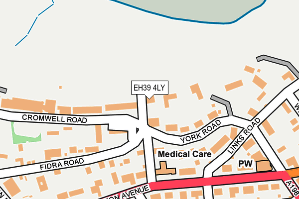 EH39 4LY map - OS OpenMap – Local (Ordnance Survey) EH39 4LY map - OS OpenMap – Local (Ordnance Survey)