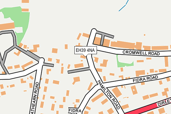 EH39 4NA map - OS OpenMap – Local (Ordnance Survey) EH39 4NA map - OS OpenMap – Local (Ordnance Survey)