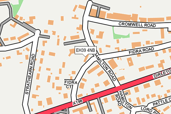 EH39 4NB map - OS OpenMap – Local (Ordnance Survey) EH39 4NB map - OS OpenMap – Local (Ordnance Survey)