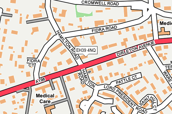 EH39 4NQ map - OS OpenMap – Local (Ordnance Survey) EH39 4NQ map - OS OpenMap – Local (Ordnance Survey)