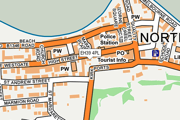 EH39 4PL map - OS OpenMap – Local (Ordnance Survey) EH39 4PL map - OS OpenMap – Local (Ordnance Survey)