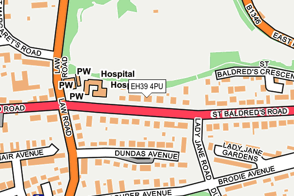 EH39 4PU map - OS OpenMap – Local (Ordnance Survey) EH39 4PU map - OS OpenMap – Local (Ordnance Survey)