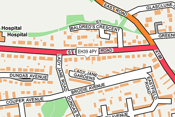 EH39 4PY map - OS OpenMap – Local (Ordnance Survey) EH39 4PY map - OS OpenMap – Local (Ordnance Survey)