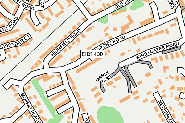 EH39 4QD map - OS OpenMap – Local (Ordnance Survey) EH39 4QD map - OS OpenMap – Local (Ordnance Survey)