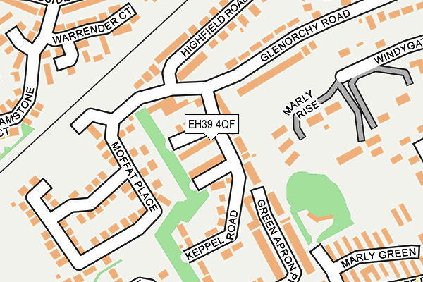 EH39 4QF map - OS OpenMap – Local (Ordnance Survey) EH39 4QF map - OS OpenMap – Local (Ordnance Survey)