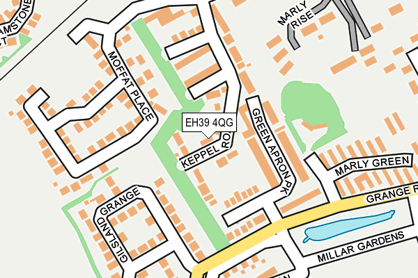 EH39 4QG map - OS OpenMap – Local (Ordnance Survey) EH39 4QG map - OS OpenMap – Local (Ordnance Survey)
