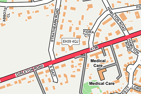 EH39 4QJ map - OS OpenMap – Local (Ordnance Survey) EH39 4QJ map - OS OpenMap – Local (Ordnance Survey)