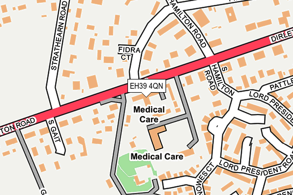 EH39 4QN map - OS OpenMap – Local (Ordnance Survey) EH39 4QN map - OS OpenMap – Local (Ordnance Survey)
