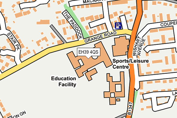 EH39 4QS map - OS OpenMap – Local (Ordnance Survey) EH39 4QS map - OS OpenMap – Local (Ordnance Survey)