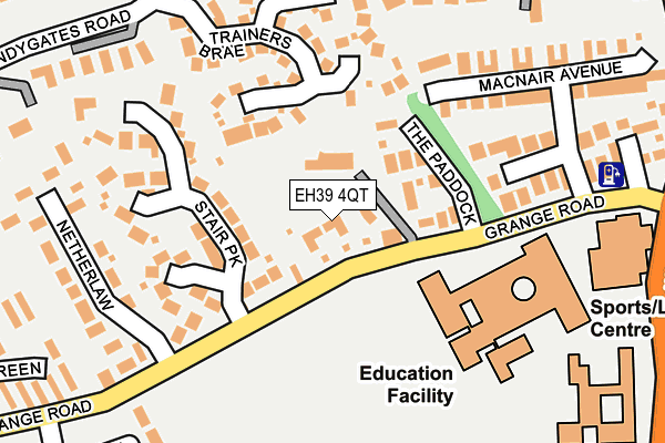 EH39 4QT map - OS OpenMap – Local (Ordnance Survey) EH39 4QT map - OS OpenMap – Local (Ordnance Survey)