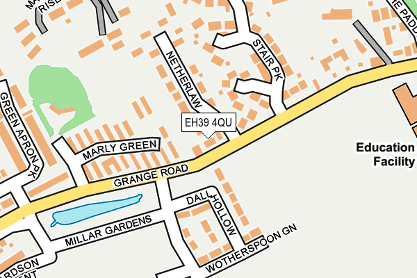EH39 4QU map - OS OpenMap – Local (Ordnance Survey) EH39 4QU map - OS OpenMap – Local (Ordnance Survey)