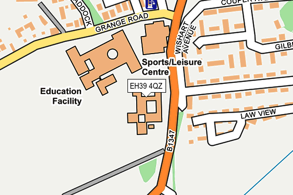 EH39 4QZ map - OS OpenMap – Local (Ordnance Survey) EH39 4QZ map - OS OpenMap – Local (Ordnance Survey)