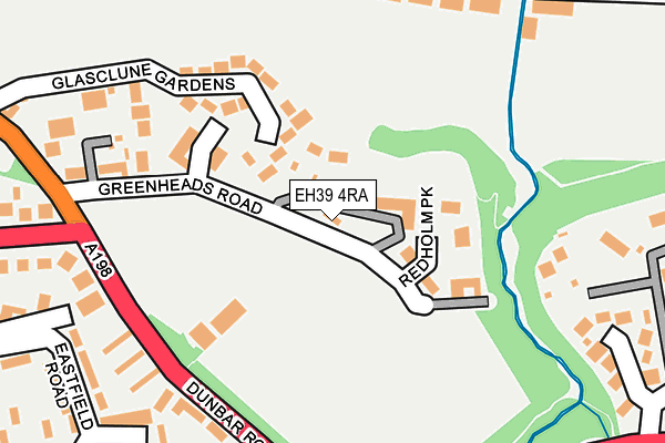 EH39 4RA map - OS OpenMap – Local (Ordnance Survey) EH39 4RA map - OS OpenMap – Local (Ordnance Survey)