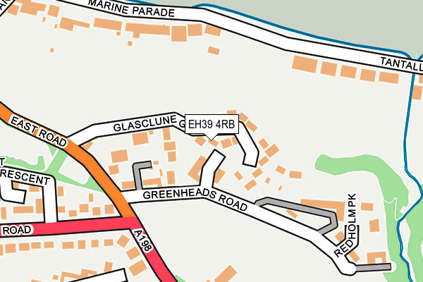 EH39 4RB map - OS OpenMap – Local (Ordnance Survey) EH39 4RB map - OS OpenMap – Local (Ordnance Survey)