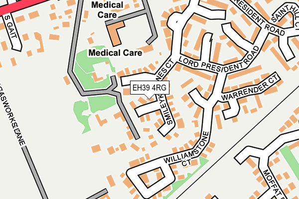 EH39 4RG map - OS OpenMap – Local (Ordnance Survey) EH39 4RG map - OS OpenMap – Local (Ordnance Survey)