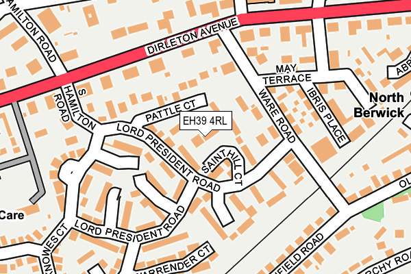 EH39 4RL map - OS OpenMap – Local (Ordnance Survey) EH39 4RL map - OS OpenMap – Local (Ordnance Survey)