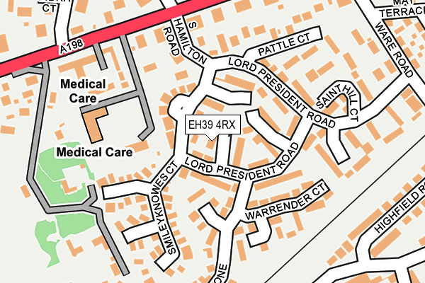 EH39 4RX map - OS OpenMap – Local (Ordnance Survey) EH39 4RX map - OS OpenMap – Local (Ordnance Survey)