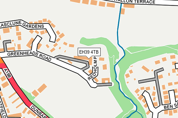 EH39 4TB map - OS OpenMap – Local (Ordnance Survey) EH39 4TB map - OS OpenMap – Local (Ordnance Survey)