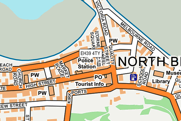 EH39 4TY map - OS OpenMap – Local (Ordnance Survey) EH39 4TY map - OS OpenMap – Local (Ordnance Survey)