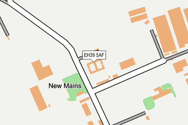 EH39 5AF map - OS OpenMap – Local (Ordnance Survey) EH39 5AF map - OS OpenMap – Local (Ordnance Survey)