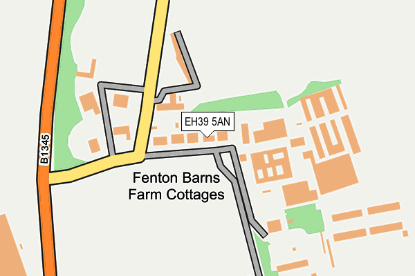 EH39 5AN map - OS OpenMap – Local (Ordnance Survey) EH39 5AN map - OS OpenMap – Local (Ordnance Survey)