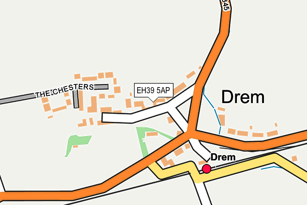 EH39 5AP map - OS OpenMap – Local (Ordnance Survey) EH39 5AP map - OS OpenMap – Local (Ordnance Survey)