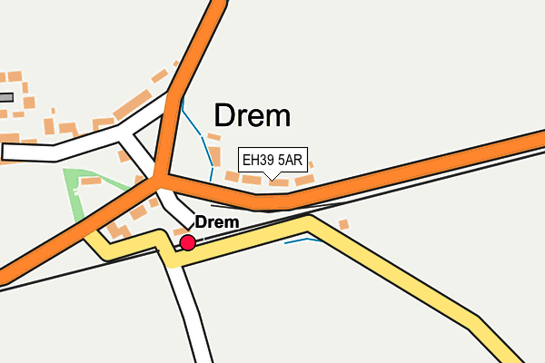 EH39 5AR map - OS OpenMap – Local (Ordnance Survey) EH39 5AR map - OS OpenMap – Local (Ordnance Survey)
