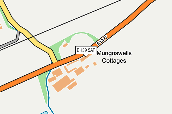 EH39 5AT map - OS OpenMap – Local (Ordnance Survey) EH39 5AT map - OS OpenMap – Local (Ordnance Survey)